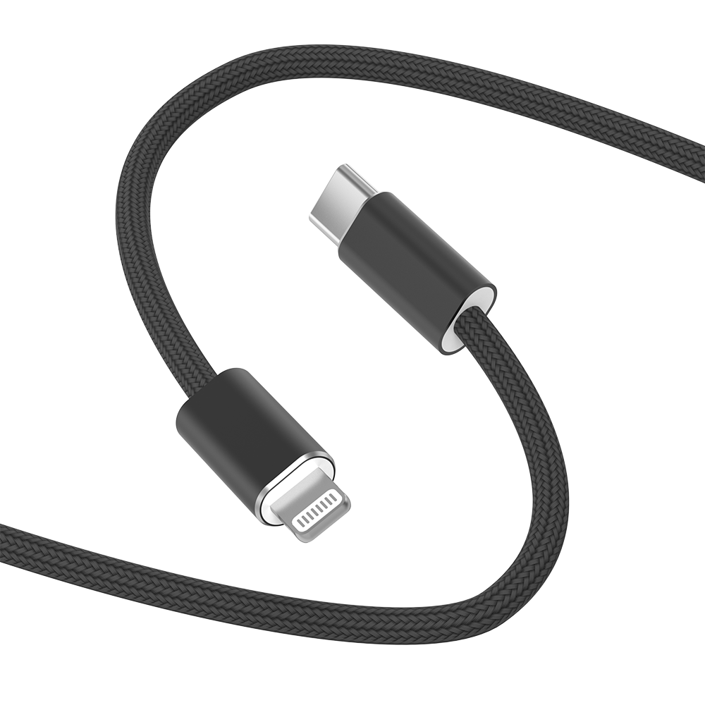WiWU Essen Nylon Braided 27W C-L Cable 1.5m